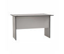 ECO 4' OFFICE TABLE GREY WITH 2 CABLE HOLE