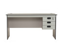 ECO 5' OFFICE TABLE GREY WITH 2 CABLE HOLE