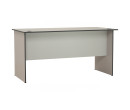 ECO 5' OFFICE TABLE GREY WITH 2 CABLE HOLE