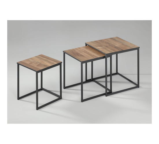 NESTHREE NEST OF 3 COFFEE TABLE SET 802/160 (#)