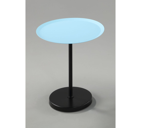 COLRON ROUND TABLE BLACK/BLUE (#)