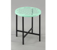HOLRON ROUND TABLE BLACK/GREEN (#)