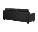 BALENO 3 SEATER SOFA BLACK/520