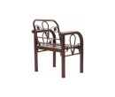 DATSUN 1 SEATER BENCH ANTIQUE BROWN