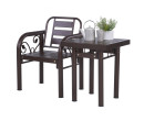 HAMIDA 1 SEATER BENCH ANTIQUE BROWN