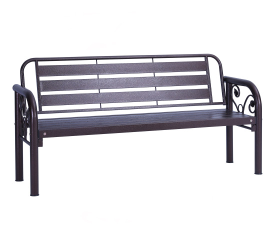HAMIDA 3 SEATER BENCH ANTIQUE BROWN