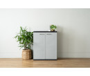 OPTIMUS SHOE CABINET GREY/BLACK