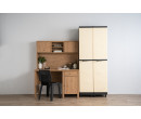 OPTIMUS SLIM CABINET BEIGE/BLACK