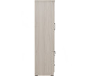 DUBLIN 2 DOOR WARDROBE WITH 2 DRAWER LIGHT OAK
