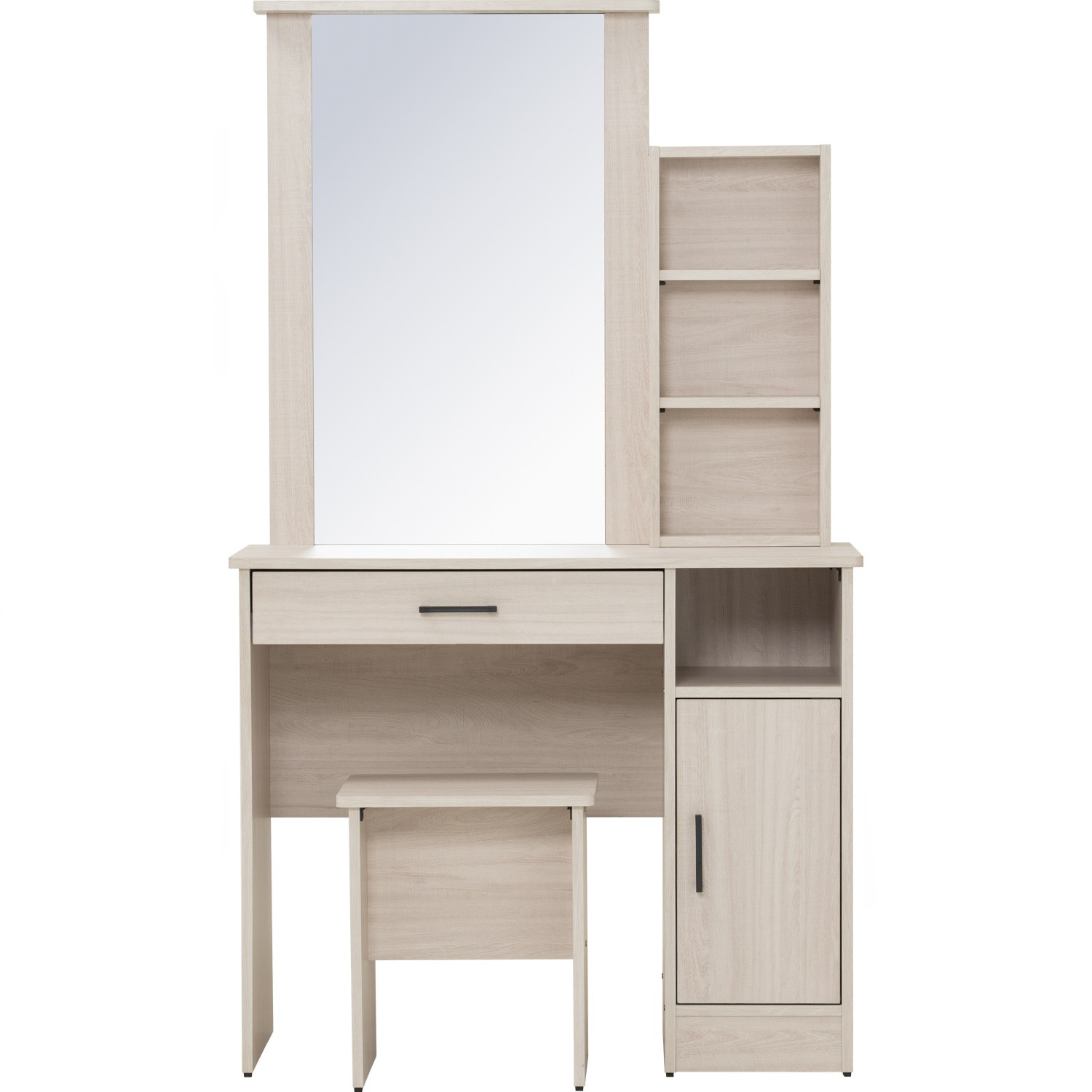 *DUBLIN DRESSING TABLE WITH STOOL LIGTH OAK *DUBLIN DRESSING TABLE WITH STOOL LIGTH OAK
