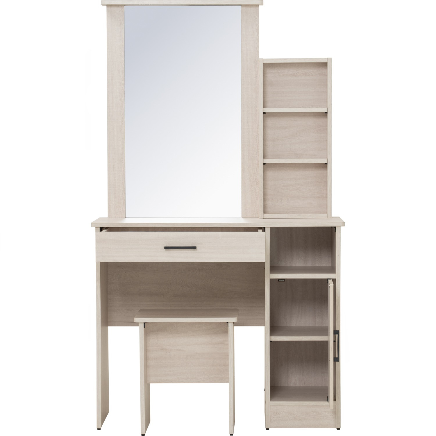 *DUBLIN DRESSING TABLE WITH STOOL LIGTH OAK *DUBLIN DRESSING TABLE WITH STOOL LIGTH OAK
