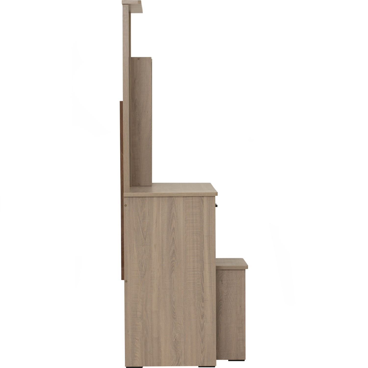 *DUBLIN DRESSING TABLE WITH STOOL DARK OAK *DUBLIN DRESSING TABLE WITH STOOL DARK OAK