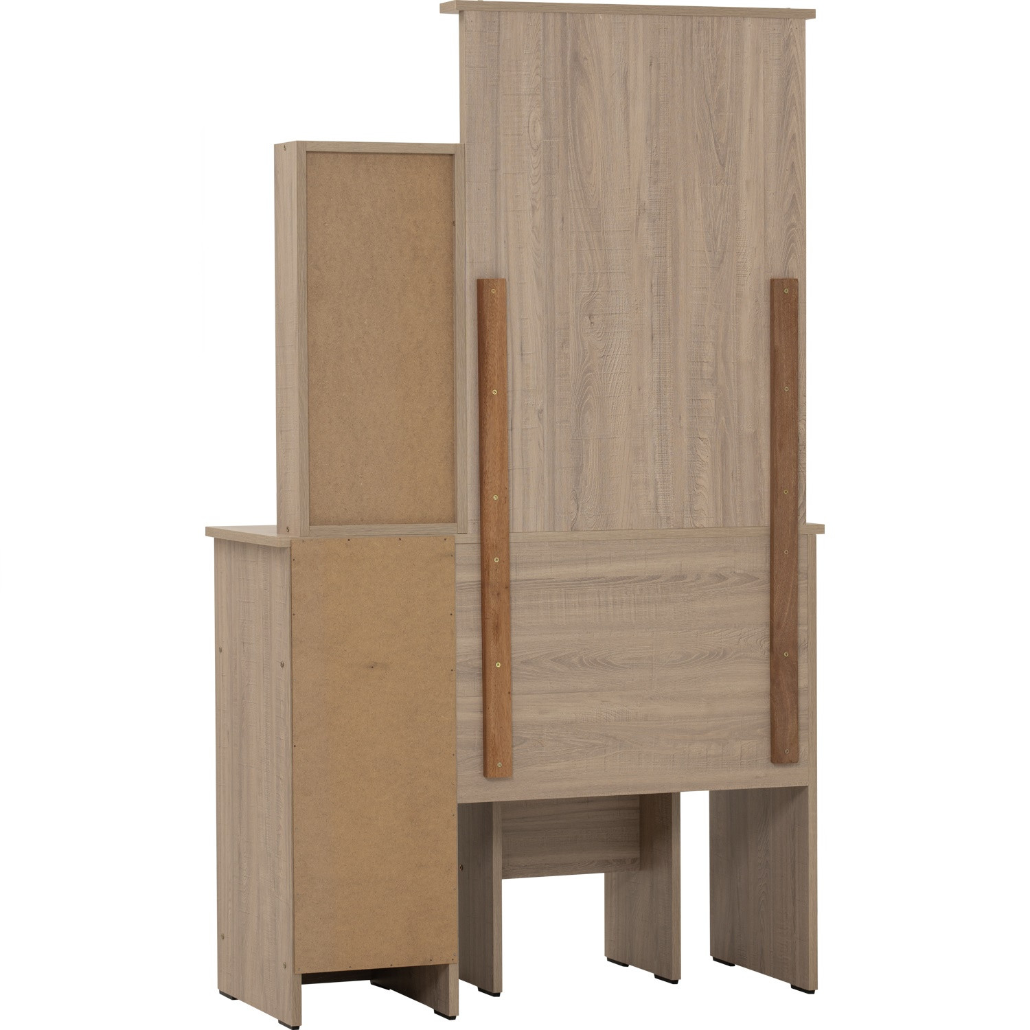 *DUBLIN DRESSING TABLE WITH STOOL DARK OAK *DUBLIN DRESSING TABLE WITH STOOL DARK OAK