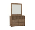 *KALMAR 6 DRAWER DRESSER WITH MIRROR 173