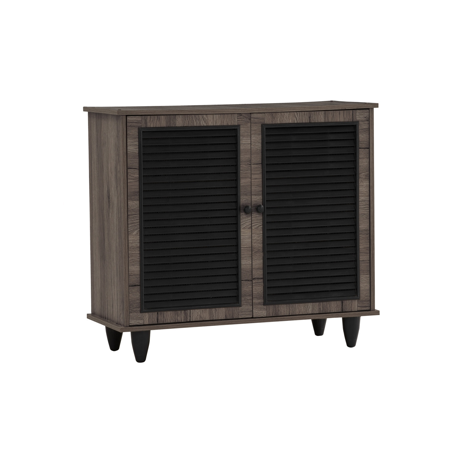 ALMO 2 DOOR SHOE CABINET FLETON OAK ALMO 2 DOOR SHOE CABINET FLETON OAK