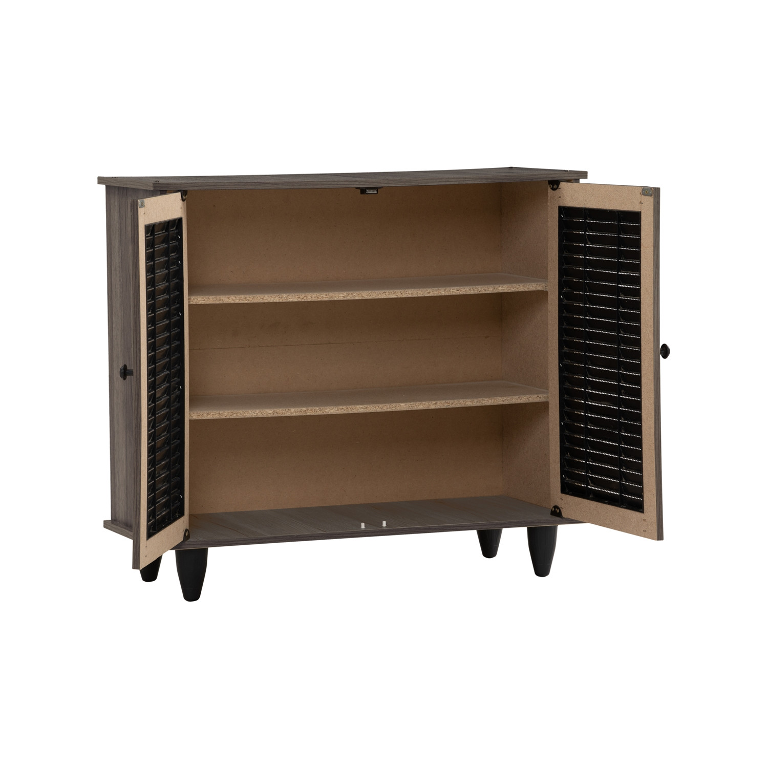 ALMO 2 DOOR SHOE CABINET FLETON OAK ALMO 2 DOOR SHOE CABINET FLETON OAK