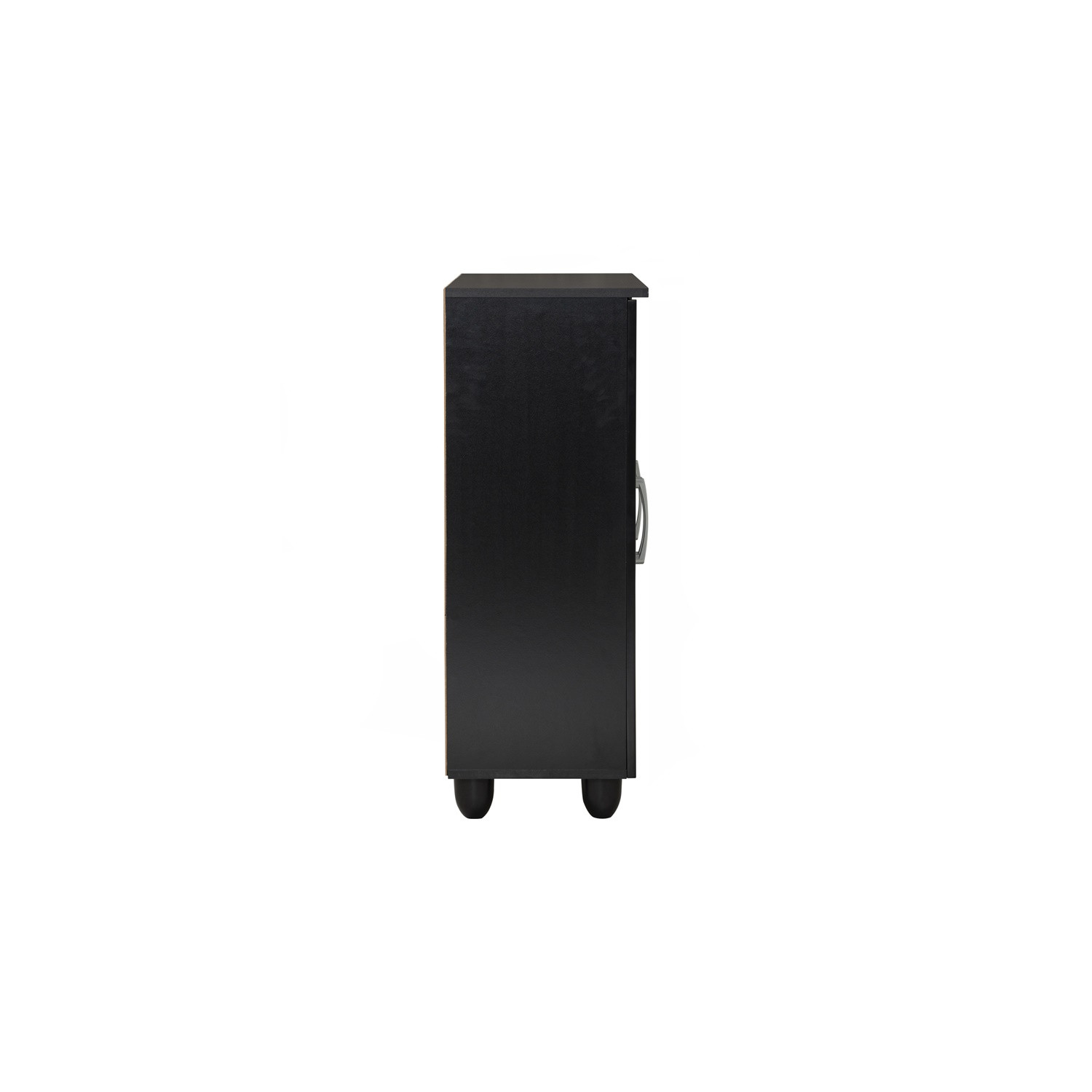 HASTING 3 DOOR SHOE CABINET BLACK HASTING 3 DOOR SHOE CABINET BLACK