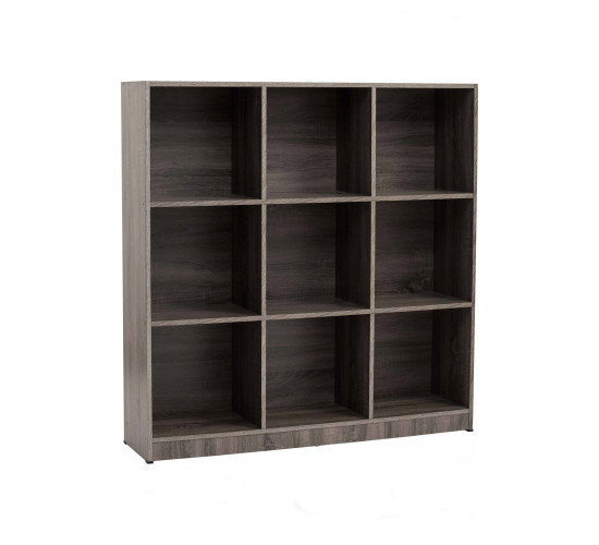 ECO 9 COMPARTMENT FILE CABINET SONOMA DARK