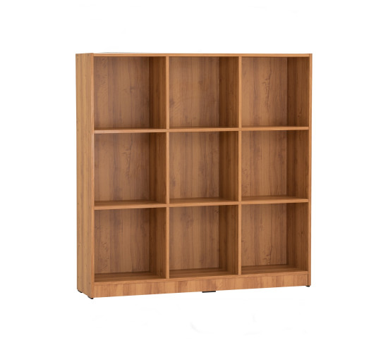 ECO 9 COMPARTMENT FILE CABINET NATURAL OAK