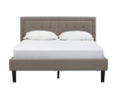 HAYDEN QUEEN BED WITH 1900MM SIDE RAIL BLACK/6513