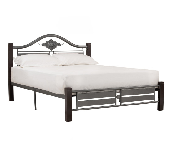 GALOR QUEEN BED WITH 1900MM SIDE RAIL CAPPUCCINO/ ...