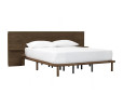 PLATO QUEEN BED WITH 1900MM BED PANEL WITH SIDE TABLE 109