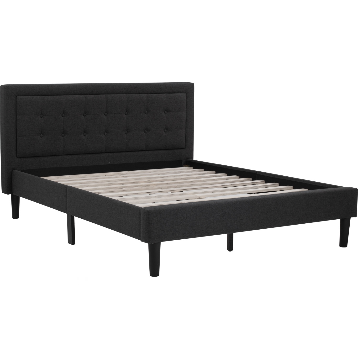 HAYDEN KING BED WITH 2000MM SIDE RAIL BLACK/6516 HAYDEN KING BED WITH 2000MM SIDE RAIL BLACK/6516