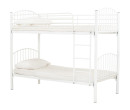 DAKER DOUBLE DECKER WITH 1900MM SIDE RAIL WHITE BEIGE