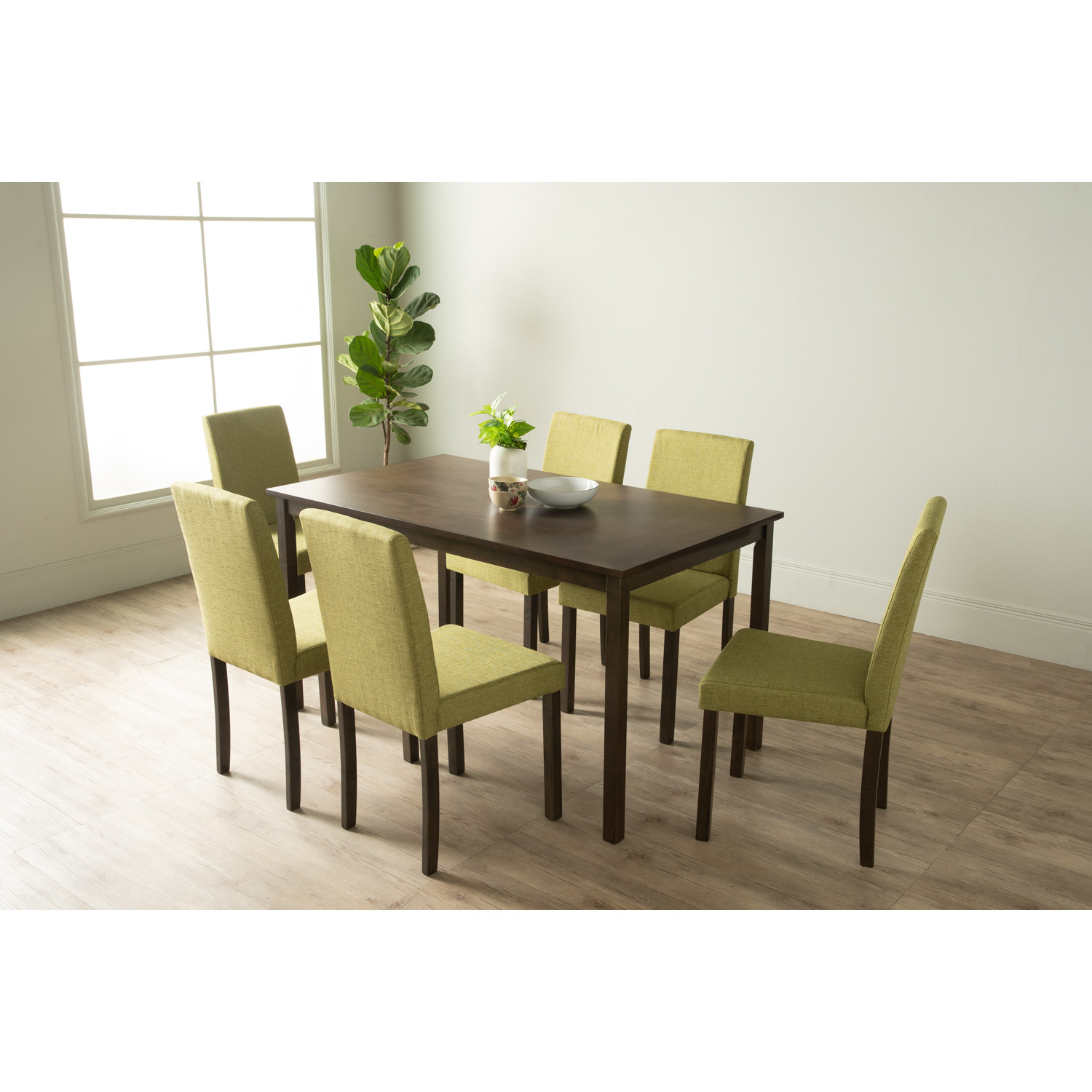 AMOS 1+6 DINING SET 117/PICKLE AMOS 1+6 DINING SET 117/PICKLE