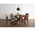146099/241351 1+6 GERALD DINING TABLE WITH LOTFI DINING CHAIR