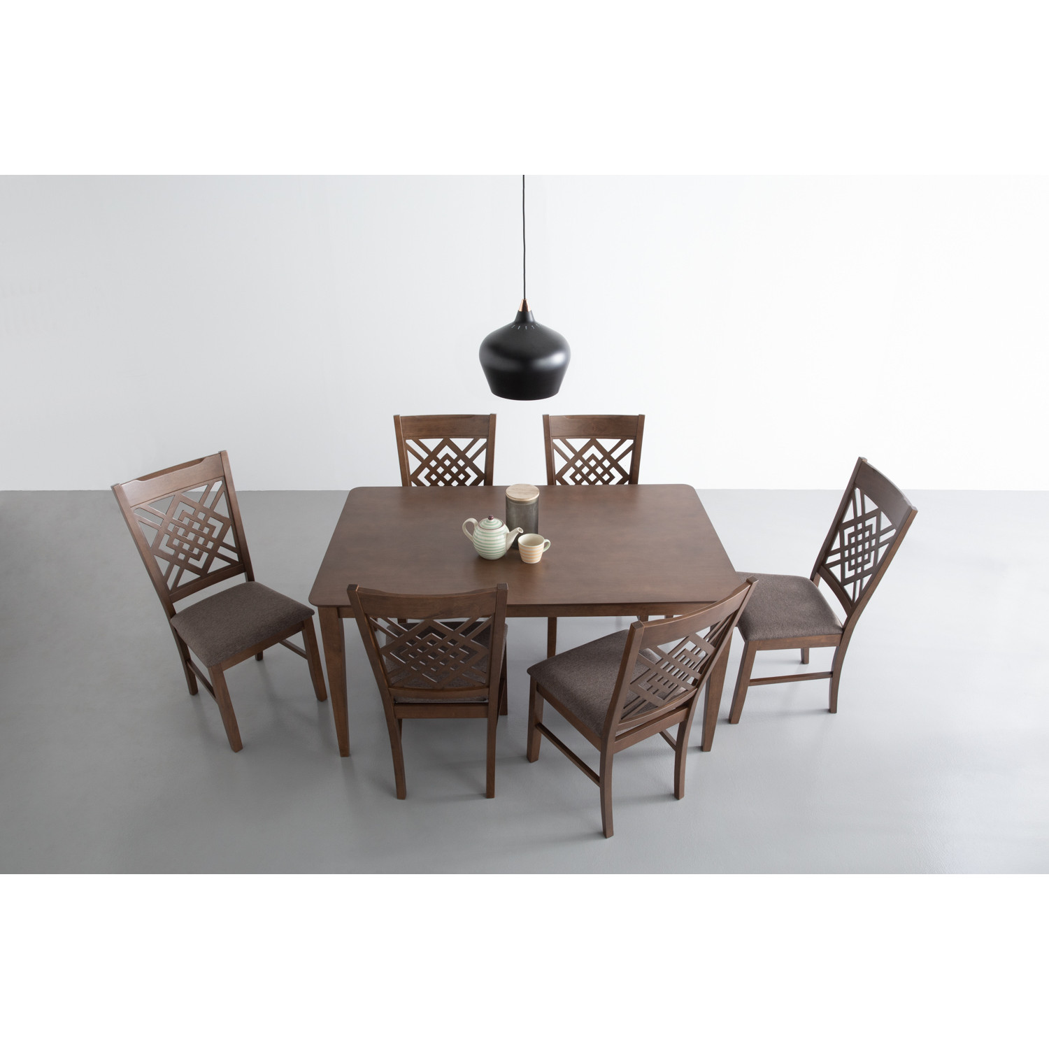 145077/241362 1+6 ALLEGRO DINING TABLE WITH AYRTON DINING CHAIR 145077/241362 1+6 ALLEGRO DINING TABLE WITH AYRTON DINING CHAIR