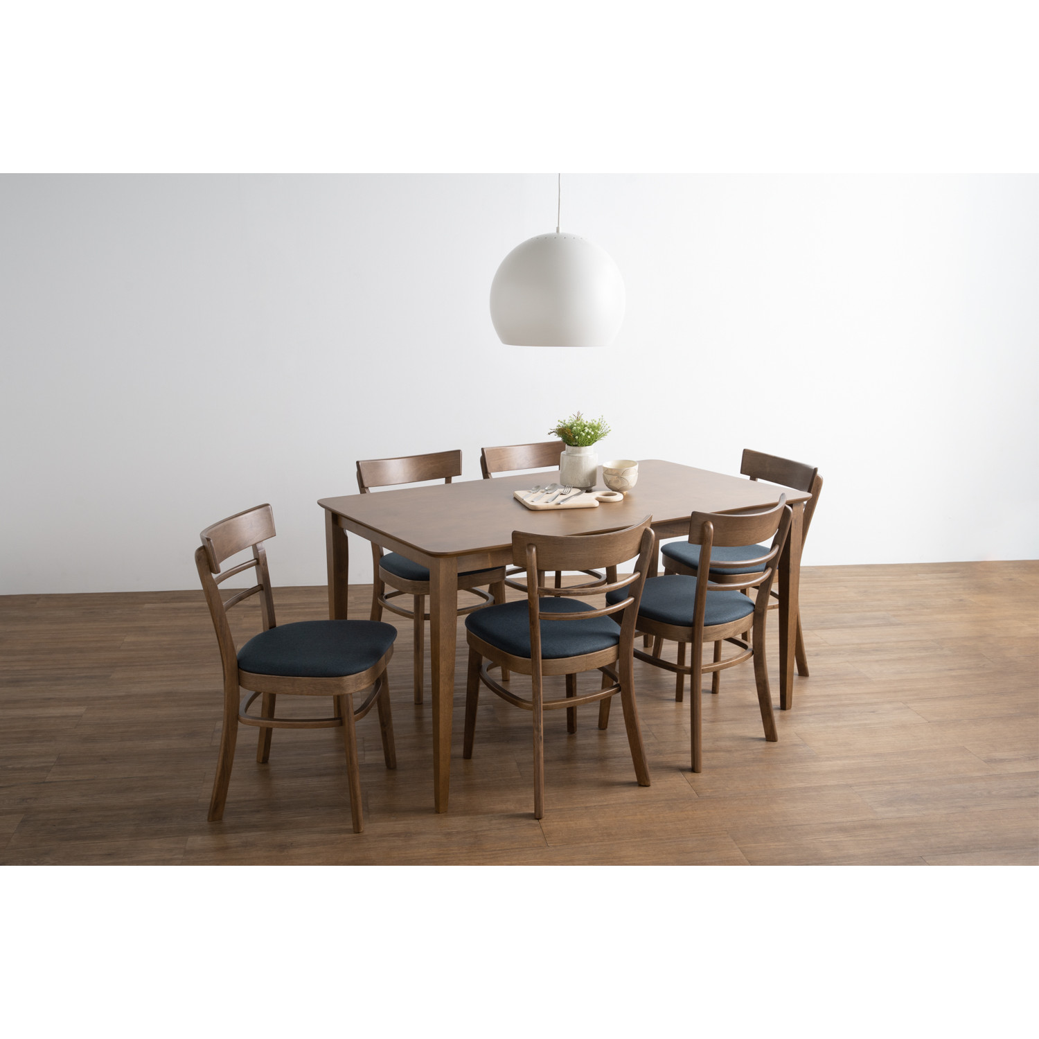 144043/241401 1+6 CHARMANT DINING TABLE WITH NAMID DINING CHAIR 144043/241401 1+6 CHARMANT DINING TABLE WITH NAMID DINING CHAIR
