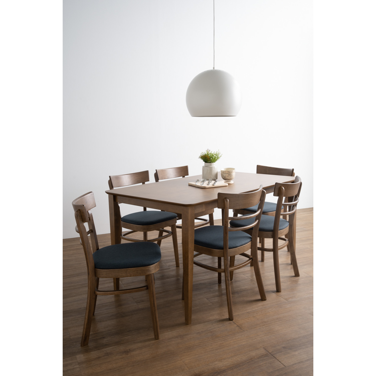 144043/241401 1+6 CHARMANT DINING TABLE WITH NAMID DINING CHAIR 144043/241401 1+6 CHARMANT DINING TABLE WITH NAMID DINING CHAIR