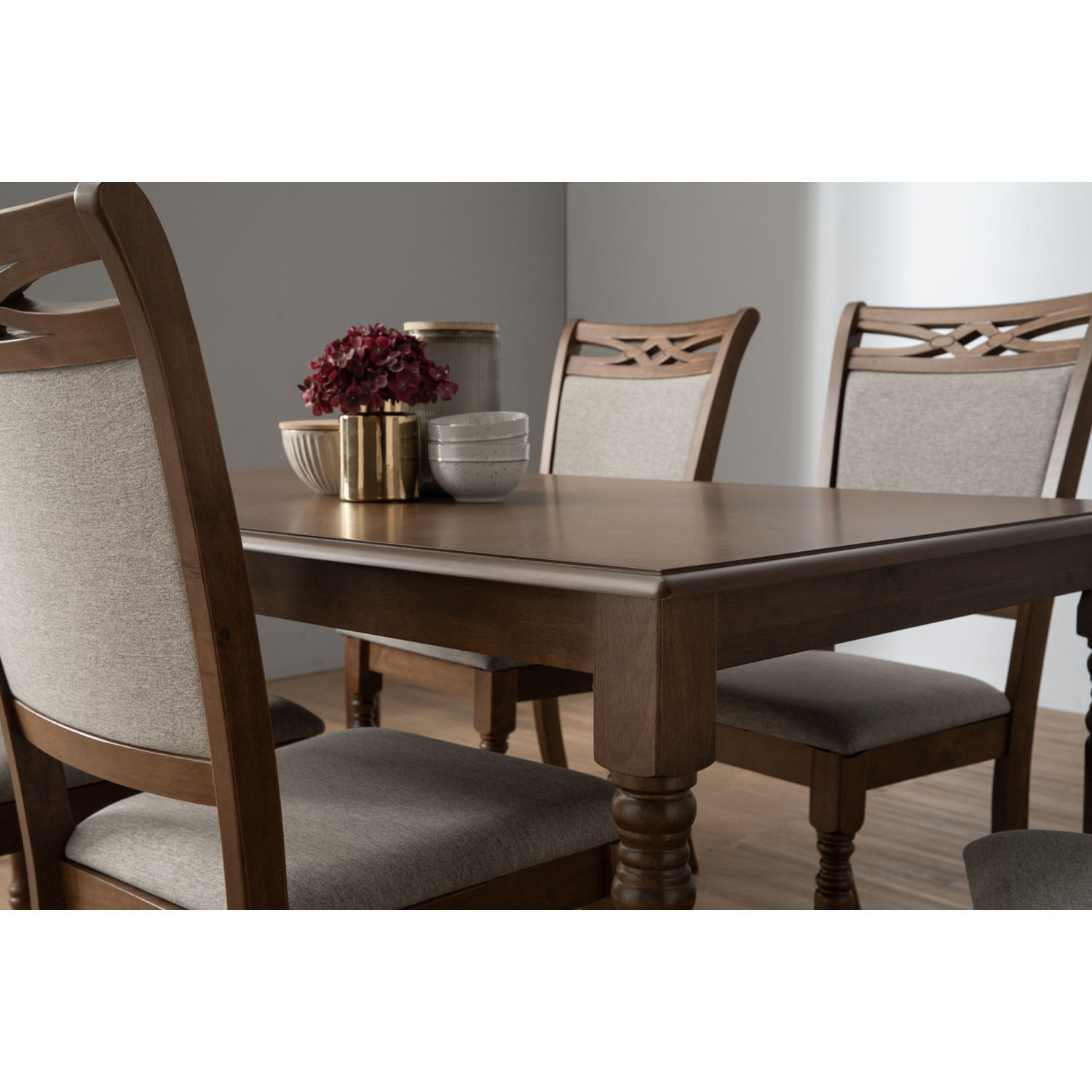 145101/241376 1+6 UNOSE DINING TABLE WITH UNOSE DINING CHAIR 145101/241376 1+6 UNOSE DINING TABLE WITH UNOSE DINING CHAIR