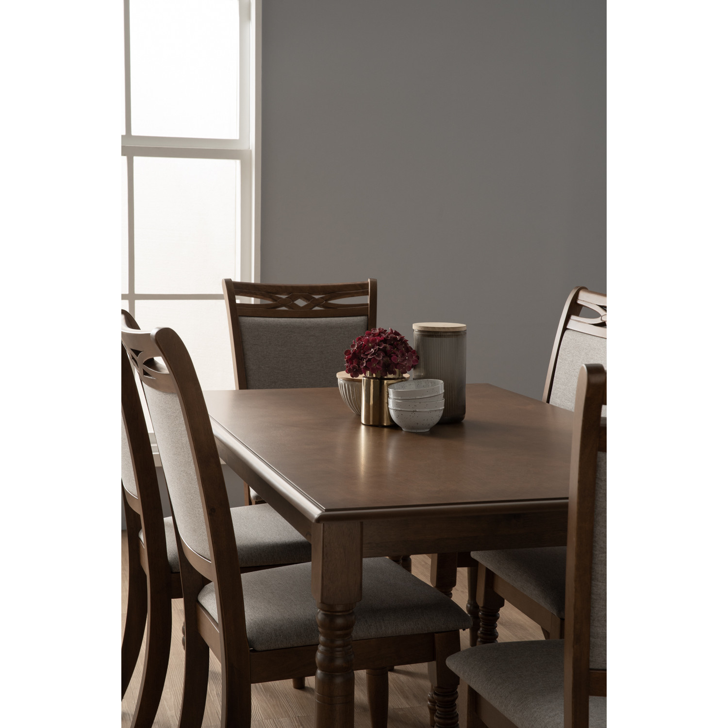 145101/241376 1+6 UNOSE DINING TABLE WITH UNOSE DINING CHAIR 145101/241376 1+6 UNOSE DINING TABLE WITH UNOSE DINING CHAIR