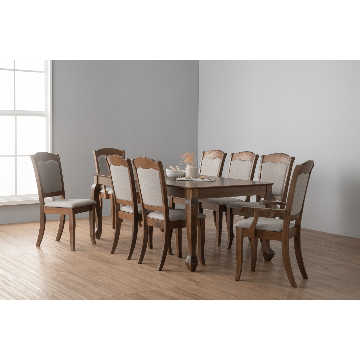 146077/241374/241373 1+6+2 LOTUM DINING TABLE WITH LOTUM DINING & SIDE CHAIR 146077/241374/241373 1+6+2 LOTUM DINING TABLE WITH LOTUM DINING & SIDE CHAIR