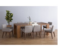 146115/241556/241541 1+4+2 CLARKSON DINING TABLE WITH CHANEL DINING & ARM CHAIR 