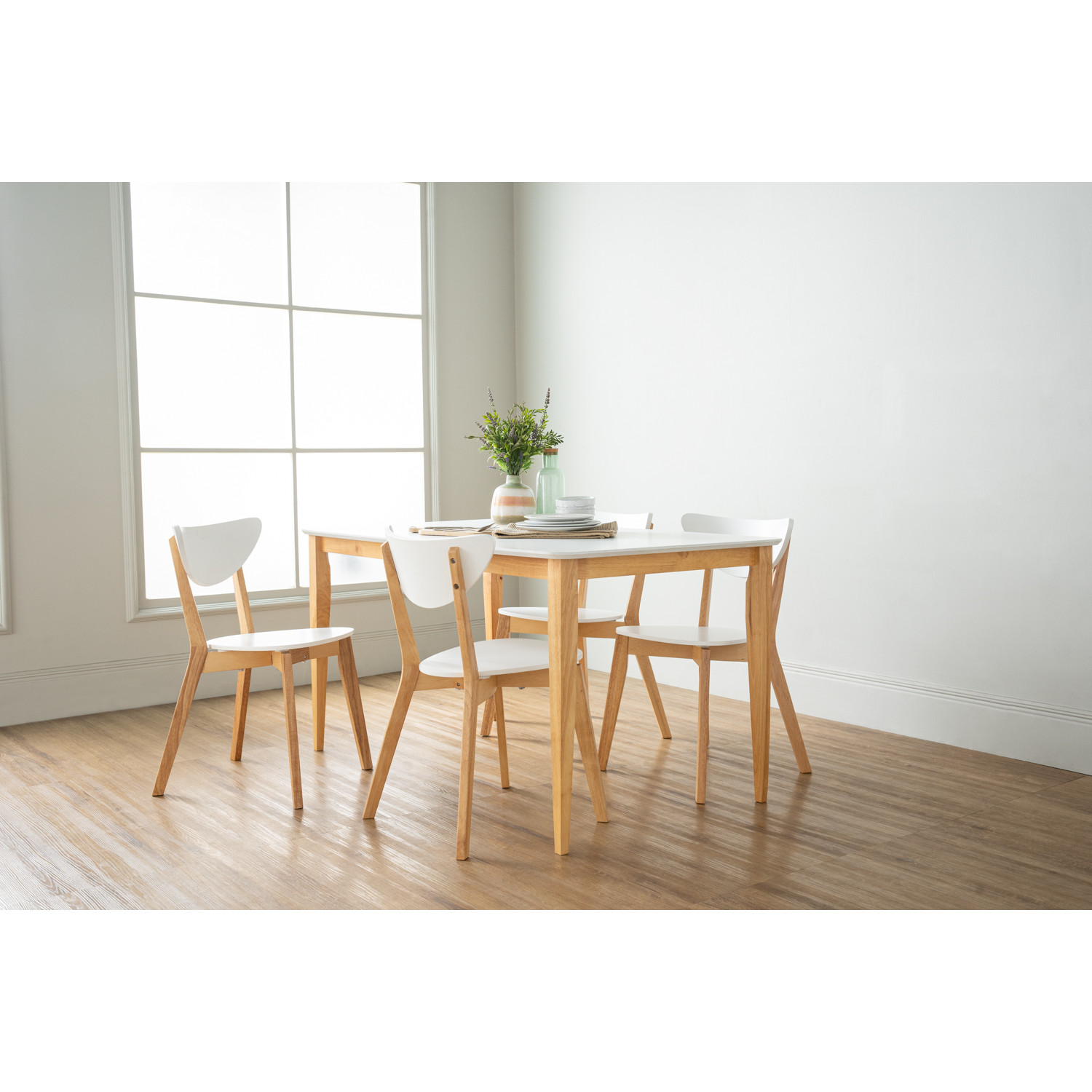 143020/241274 1+4 CHARMANT DINING TABLE WITH NAIDA DINING CHAIR 143020/241274 1+4 CHARMANT DINING TABLE WITH NAIDA DINING CHAIR