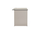ECO 5' OFFICE TABLE GREY WITH 2 CABLE HOLE