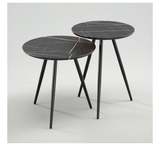 METRA NEST OF 2 COFFEE TABLE SET 802 (#)