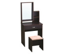 * KEARNY DRESSING TABLE WITH STOOL LIGHT CAPPUCCINO