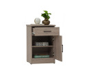 DUBLIN BEDSIDE TABLE DARK OAK