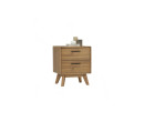 TORONTO BEDSIDE TABLE WITH 2 DRAWER 1802