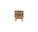 TORONTO BEDSIDE TABLE WITH 2 DRAWER 1802