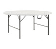 JADEN DIA 1600 FOLDING TABLE BLACK/ WHITE
