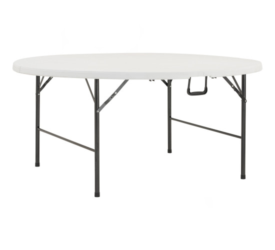 JADEN DIA 1600 FOLDING TABLE BLACK/ WHITE
