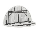 JADEN DIA 1600 FOLDING TABLE BLACK/ WHITE