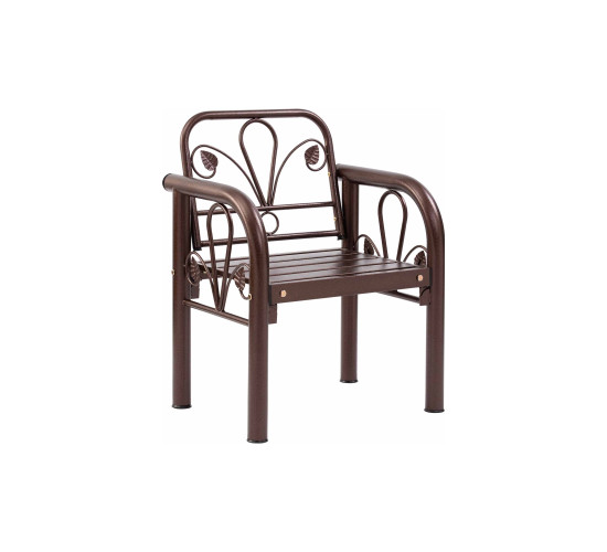 DATSUN 1 SEATER BENCH ANTIQUE BROWN