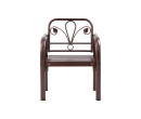 DATSUN 1 SEATER BENCH ANTIQUE BROWN