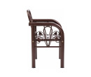 DATSUN 1 SEATER BENCH ANTIQUE BROWN